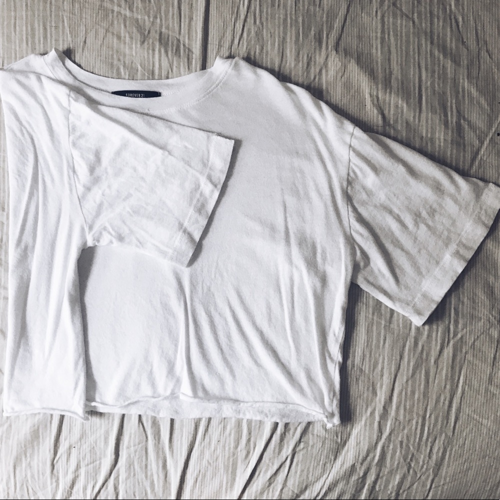 White Crop Top